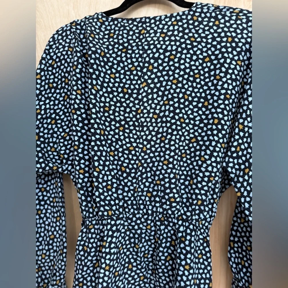 Joie Louise Faux Wrap Blouse in Navy. NWT, stunning design!! - Picture 13 of 14